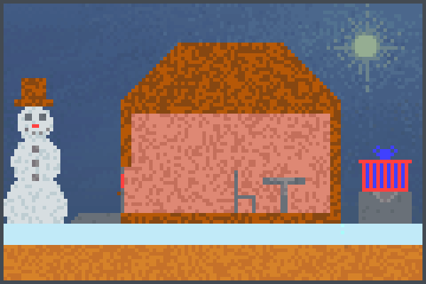 Cold day .. Pixel Art