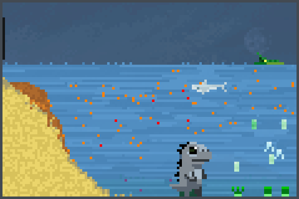 god zila part 1 Pixel Art