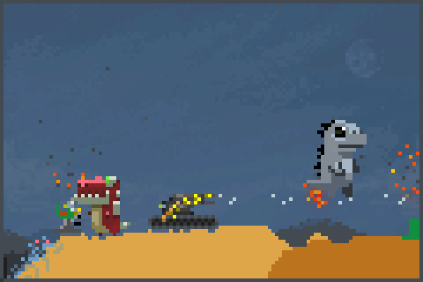 go zila final Pixel Art