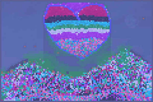 Heart with gas Pixel Art
