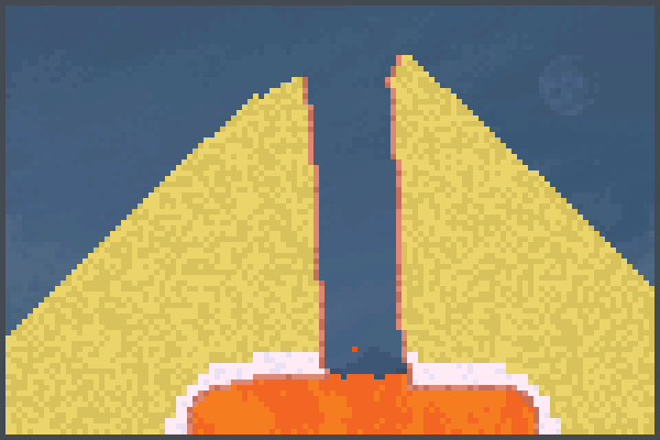 volcano pith Pixel Art