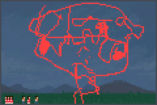 King HandZombie Pixel Art