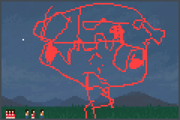  lanuch nuclear Pixel Art