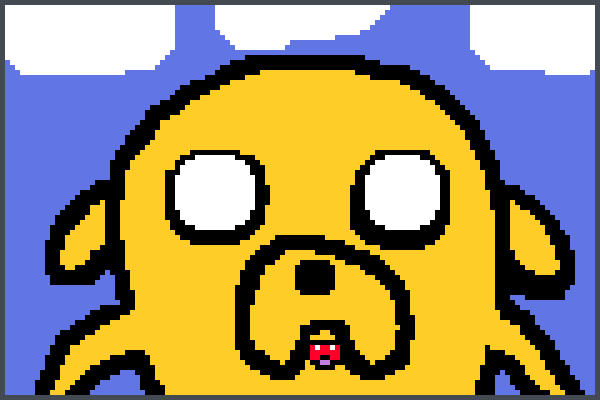 Jake the d0g Pixel Art