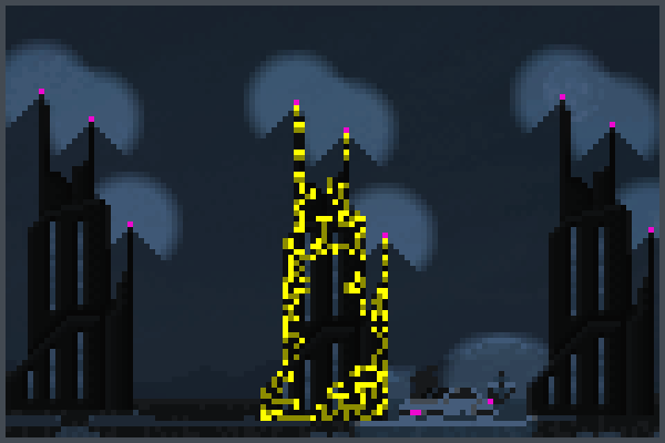  ville futurist Pixel Art