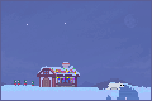 very cold area Pixel Art