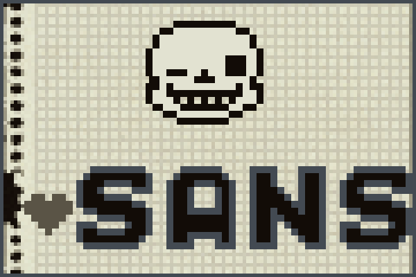 sans uwu Pixel Art