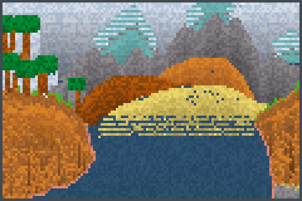 crumbling world Pixel Art