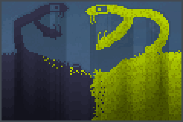 Acid vs oil snk Pixel Art
