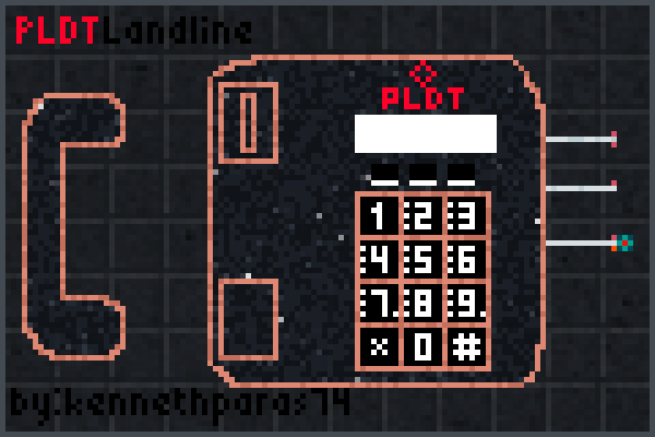 PLDT past 2016 Pixel Art