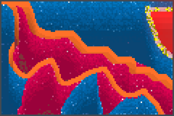 Dawn Of Fire Pixel Art