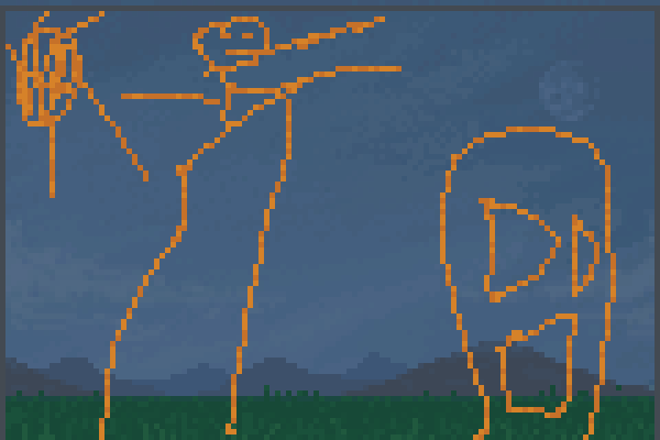 Godzilla vs Hou Pixel Art