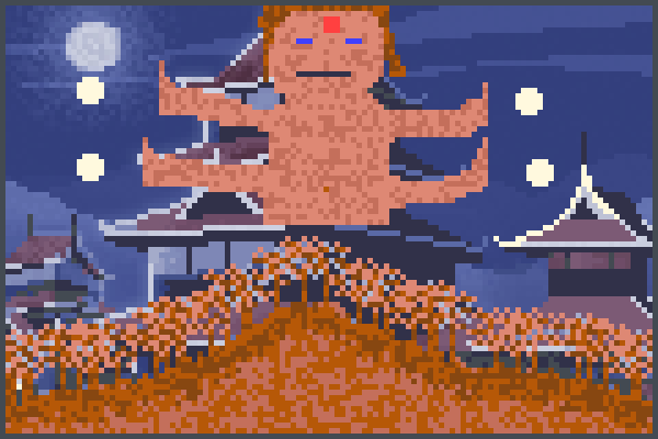 spirit of Japan Pixel Art