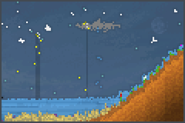 Ciclo del agua2 Pixel Art