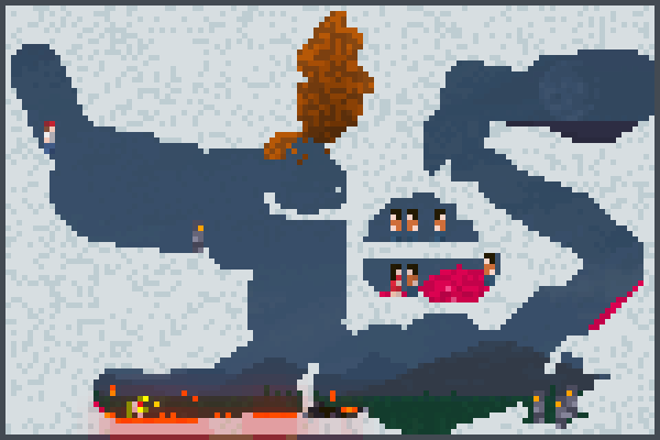 alien invacion2 Pixel Art