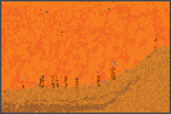 el gran rojo. Pixel Art