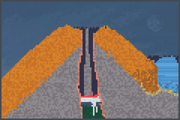 volcansito Pixel Art