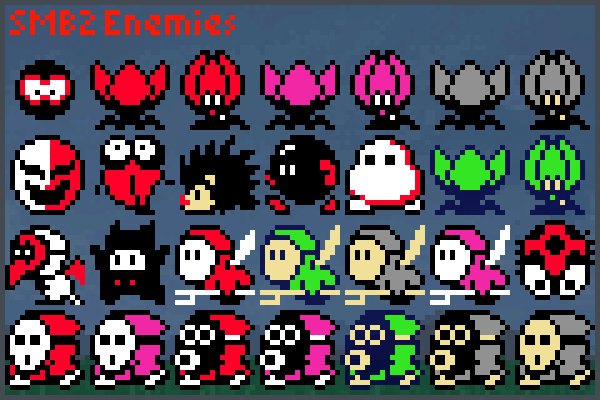 SMB2 Pixel Art