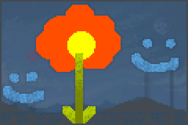 flor puta Pixel Art