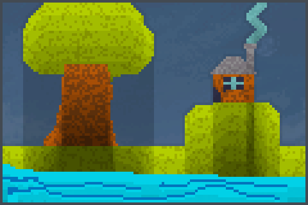 una casa bonita Pixel Art