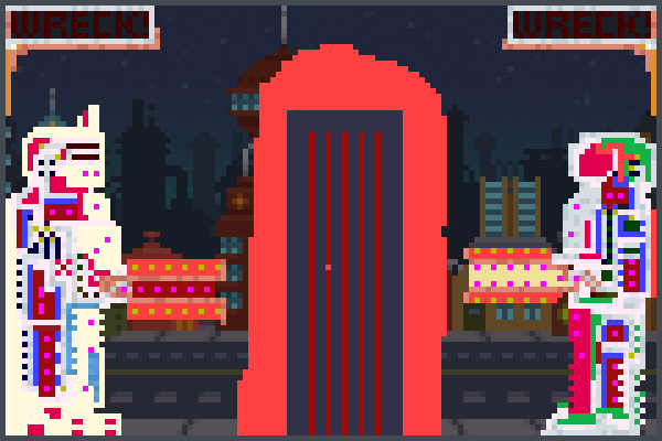 updated robowar Pixel Art