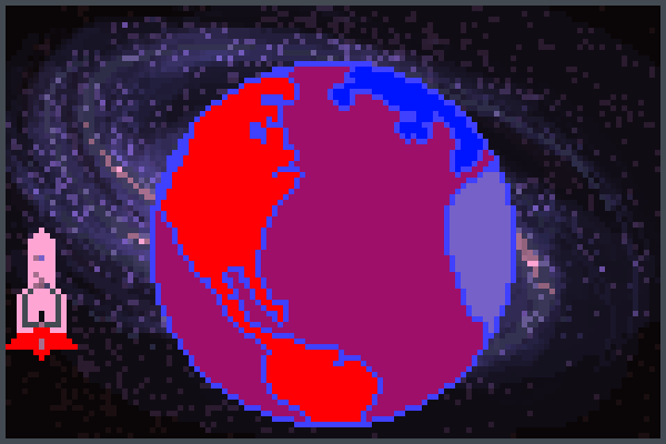 Planet X5NO=E Pixel Art