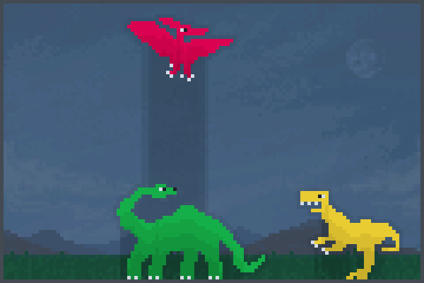 Dino pixelart 1 Pixel Art