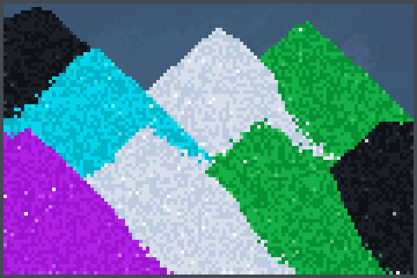 mnts of beauty. Pixel Art