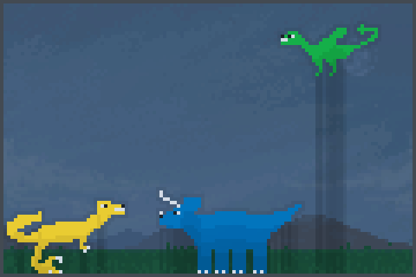 Dino pixelart 2 Pixel Art