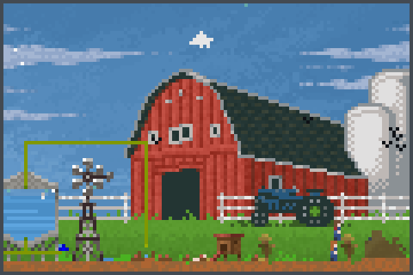  granja 1 Pixel Art