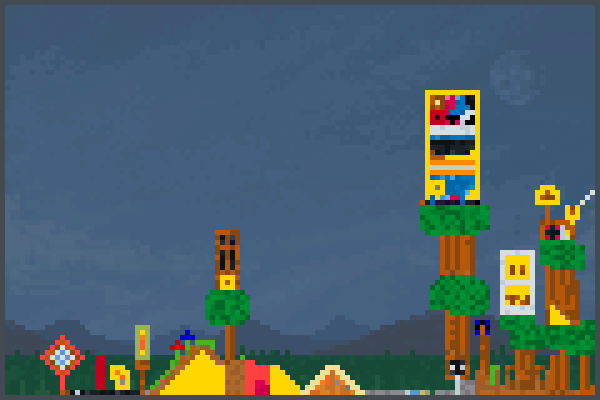 Treehouse Acred Pixel Art