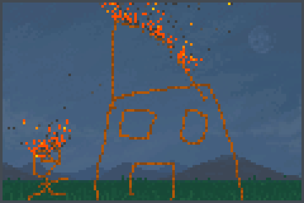 the house on me Pixel Art