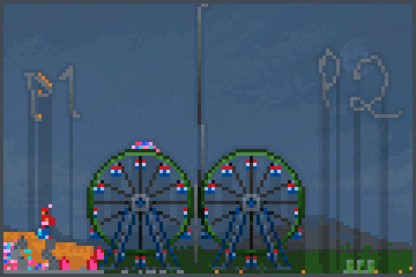 noel x monsters Pixel Art