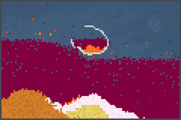 horiffiying oil Pixel Art