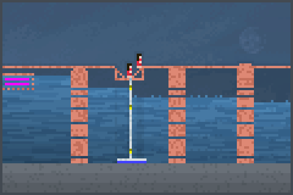Broken cooler. Pixel Art