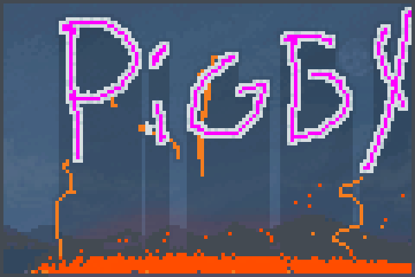 piggy sign 5 Pixel Art