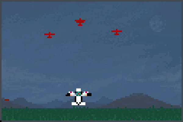 lucha aerea Pixel Art