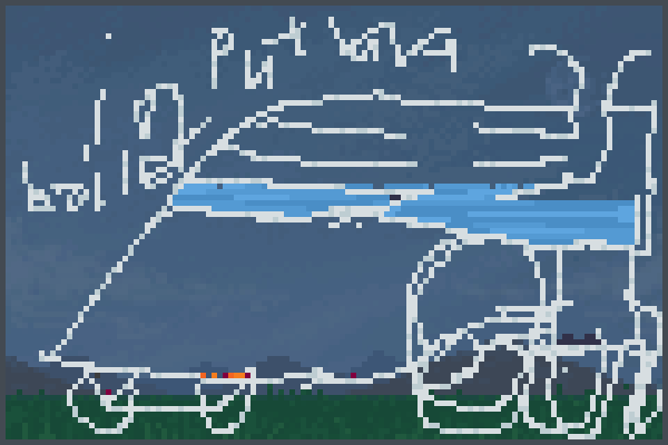 Steam loco fire Pixel Art