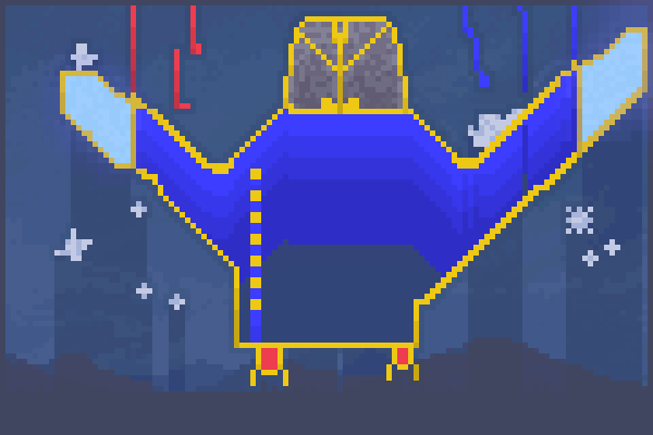 el coete 555555 Pixel Art