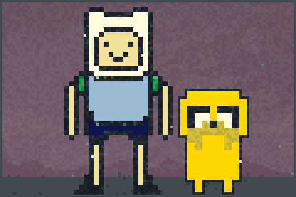  glowing art Pixel Art