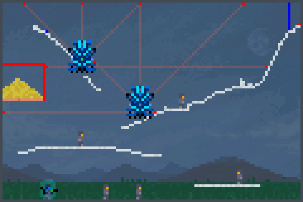 prend le tresor Pixel Art