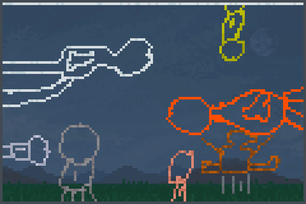 gosth world Pixel Art
