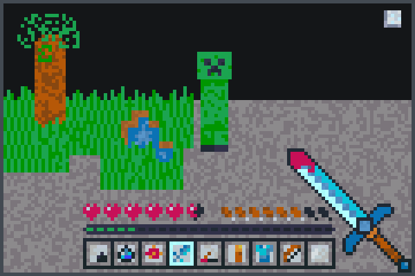 mincraft life Pixel Art