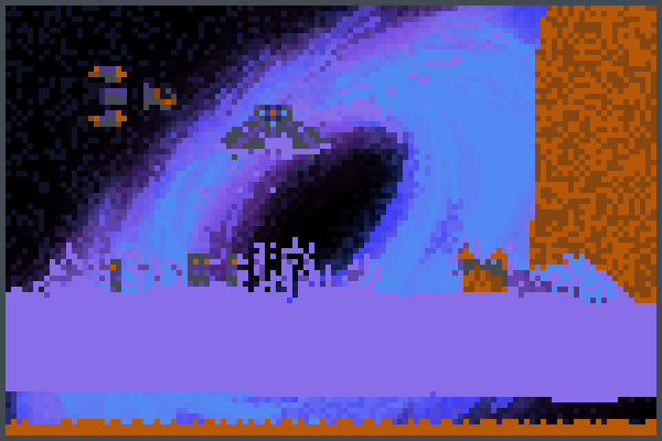 La nebulosa  Pixel Art