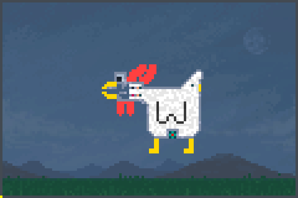robo chicken V2 Pixel Art