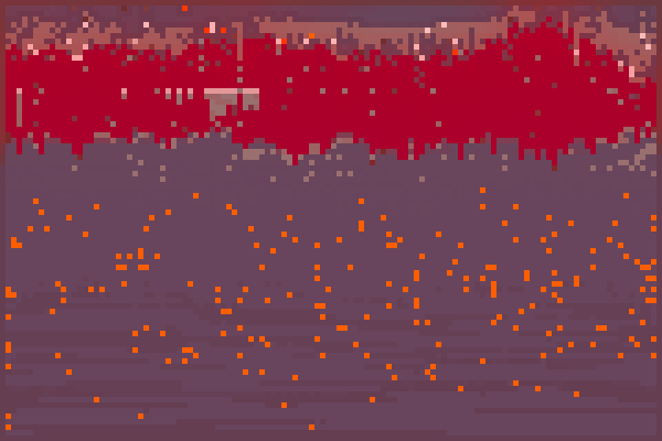 blood fish Pixel Art
