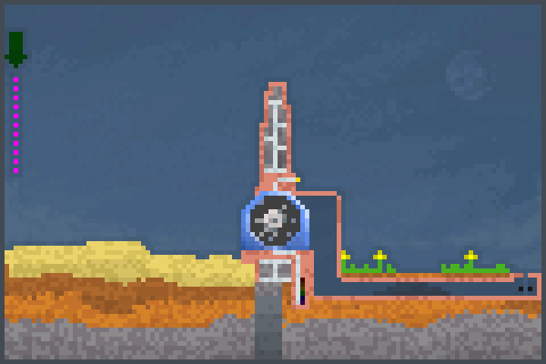 Hydro E Dam Pixel Art