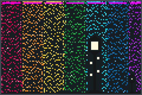 Preview Lampost Rainbow World