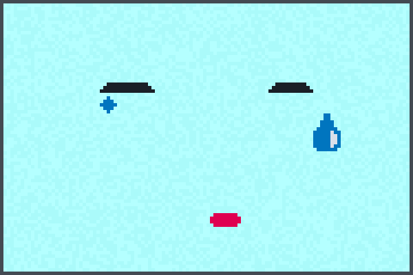 Mme tristesse Pixel Art
