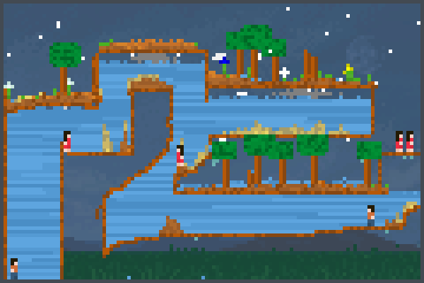 luxury swimpool Pixel Art